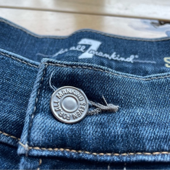 7 For All Mankind Slimmy Jeans Men’s Size 40 Blue Tapered Excellent Condition - Picture 3 of 11